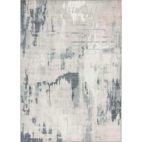 Eco-Washable Rug Abstract Design - 120X170 cm / Grey - Rugs