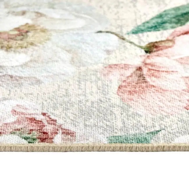 Eco-Washable Rug Flower Design - Rugs
