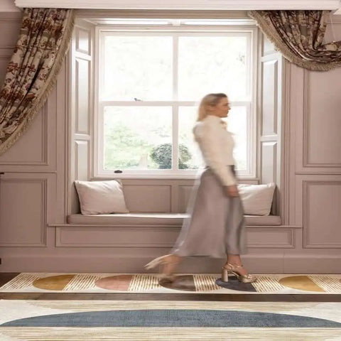 Eco-Washable Rug Geometric Design - Rugs