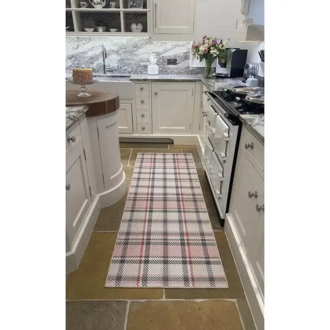 Eco-Washable Rug Tartan Design - Rugs