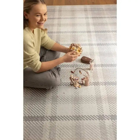 Eco-Washable Rug Tartan Design - Rugs