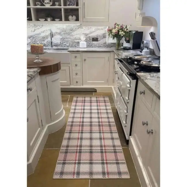 Eco-Washable Rug Tartan Design - Rugs