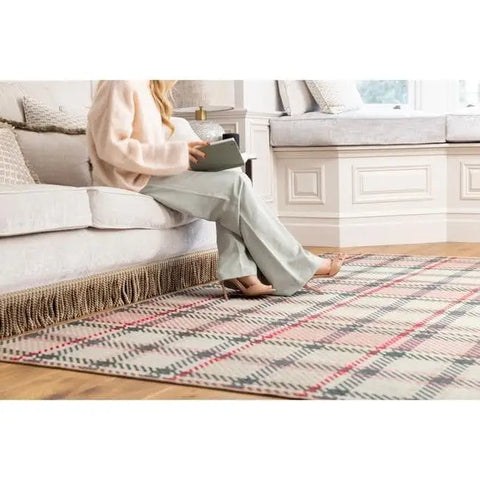 Eco-Washable Rug Tartan Design - Rugs