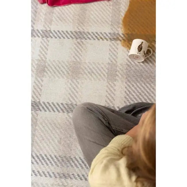 Eco-Washable Rug Tartan Design - Rugs