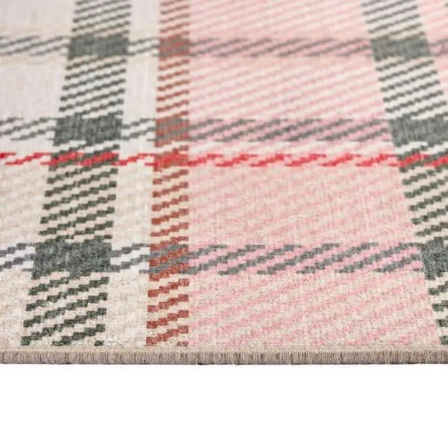 Eco-Washable Rug Tartan Design - Rugs