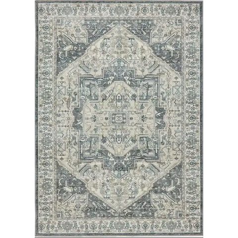 Eco-Washable Rug Vintage Design - 120X170 cm / Grey - Rugs