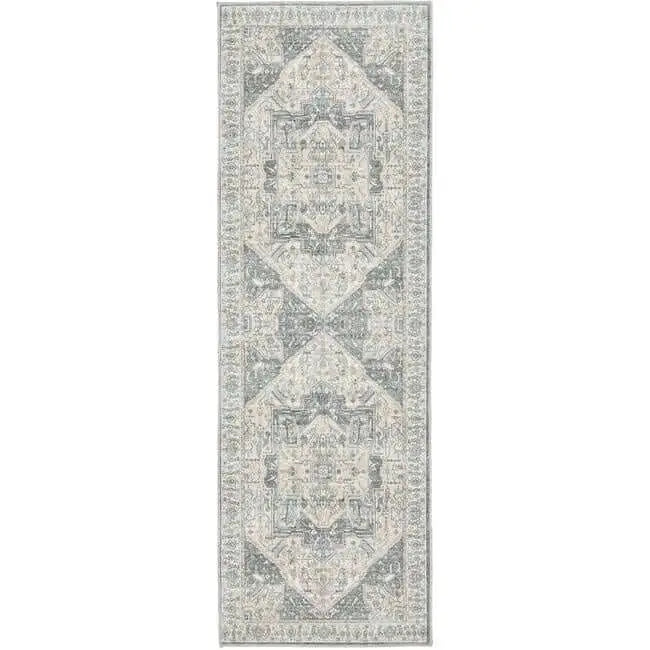 Eco-Washable Rug Vintage Design - 67X200 cm / Grey - Rugs