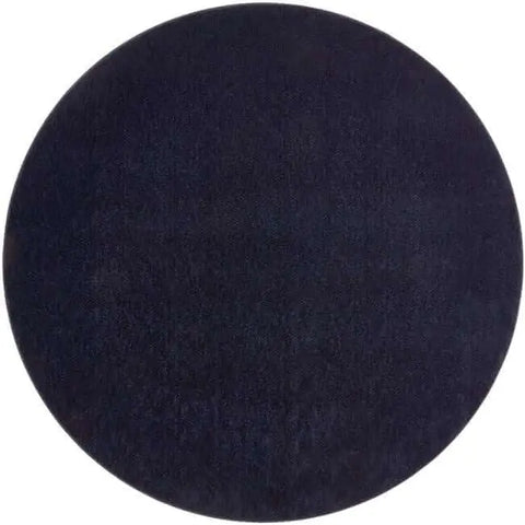 Eco-Washable Rugs Plain Design - Ø 200 cm / Blue - Rugs