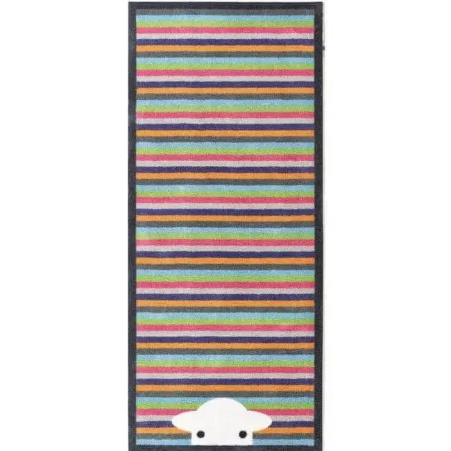 Eco-Washable Striped Mat Multicolour - 65X150 cm / Herdy Striped - Rugs