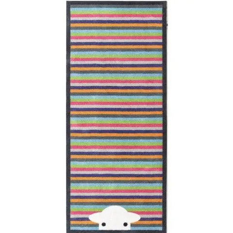 Eco-Washable Striped Mat Multicolour - 65X150 cm / Herdy Striped - Rugs