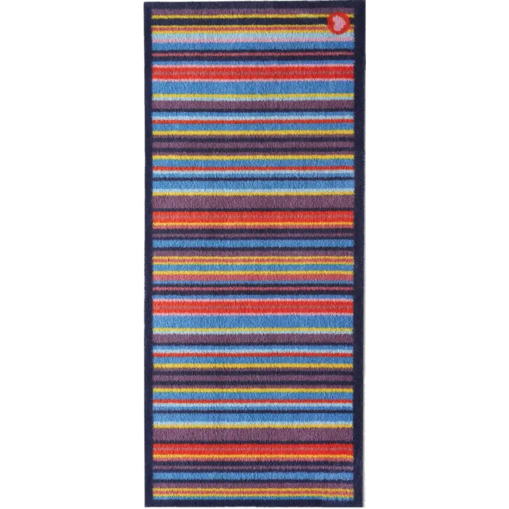 Eco-Washable Striped Mat Multicolour - 65X150 cm / Multicolour Striped - Rugs