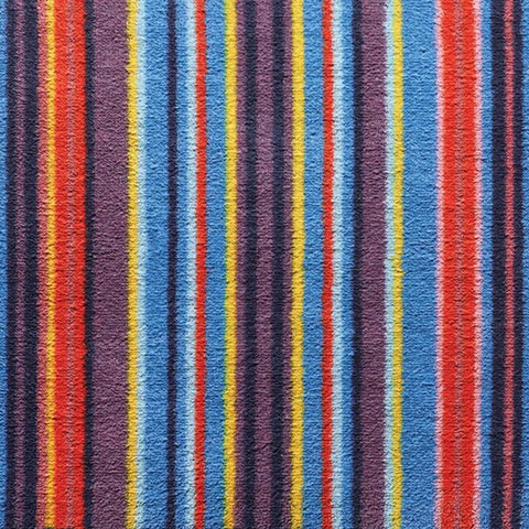 Eco-Washable Striped Mat Multicolour - Rugs