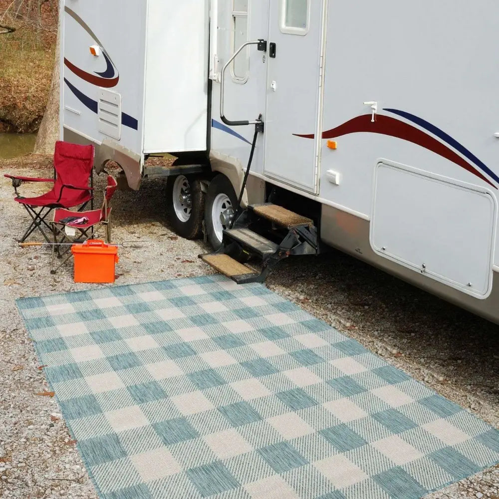 Ecology Outdoor Rug Aqua | 700AQ - Rugs