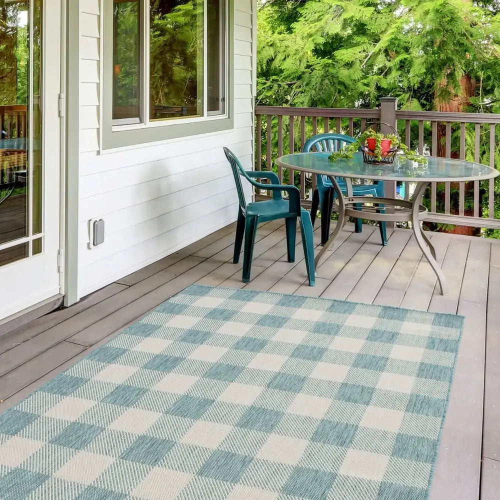 Ecology Outdoor Rug Aqua | 700AQ - Rugs