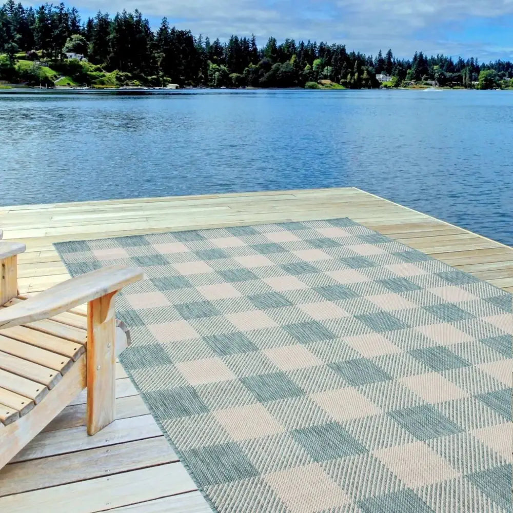 Ecology Outdoor Rug Aqua | 700AQ - Rugs