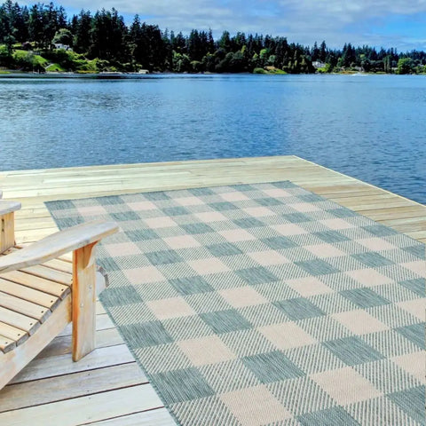 Ecology Outdoor Rug Aqua | 700AQ - Rugs