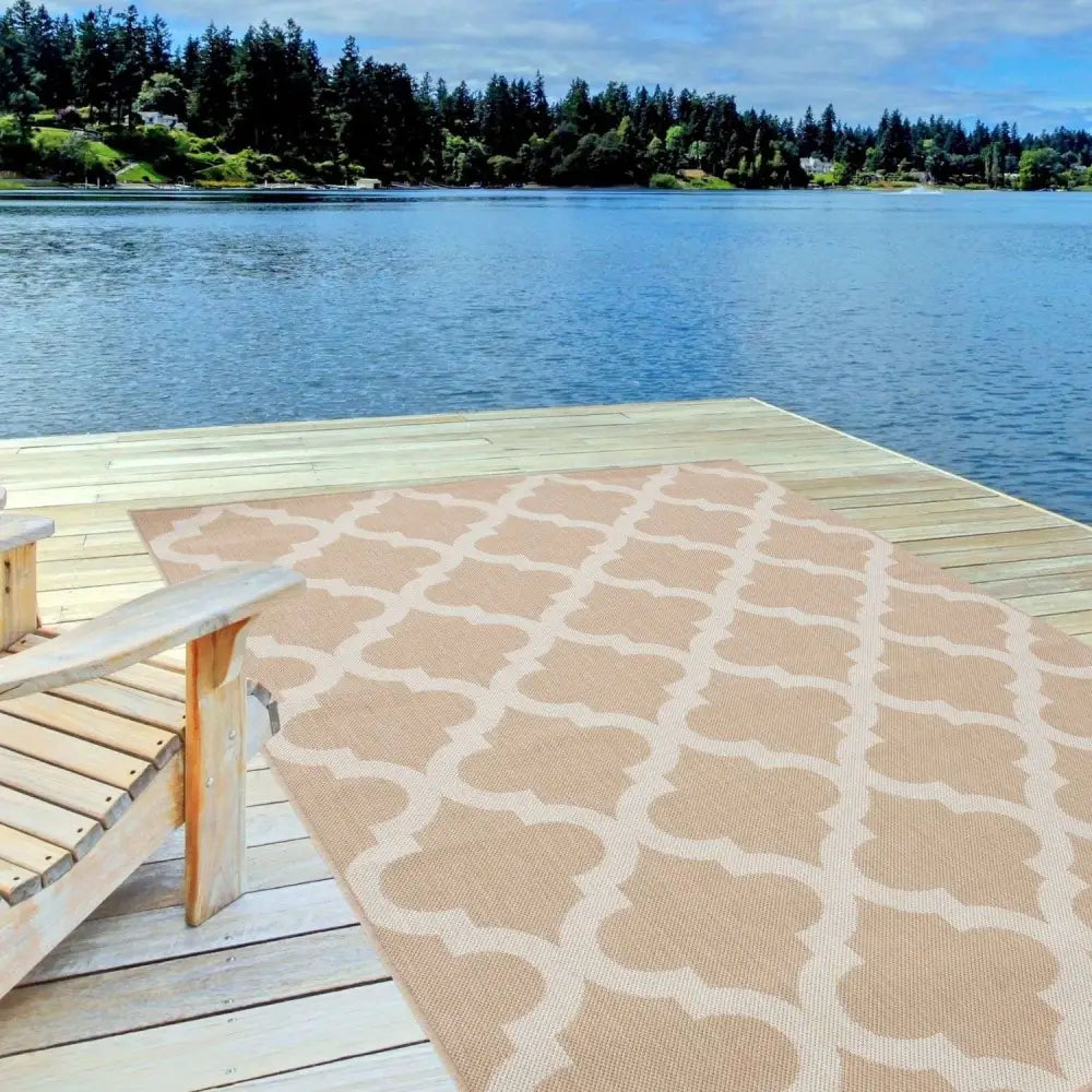 Ecology Outdoor Rug Beige | 400b - Rugs