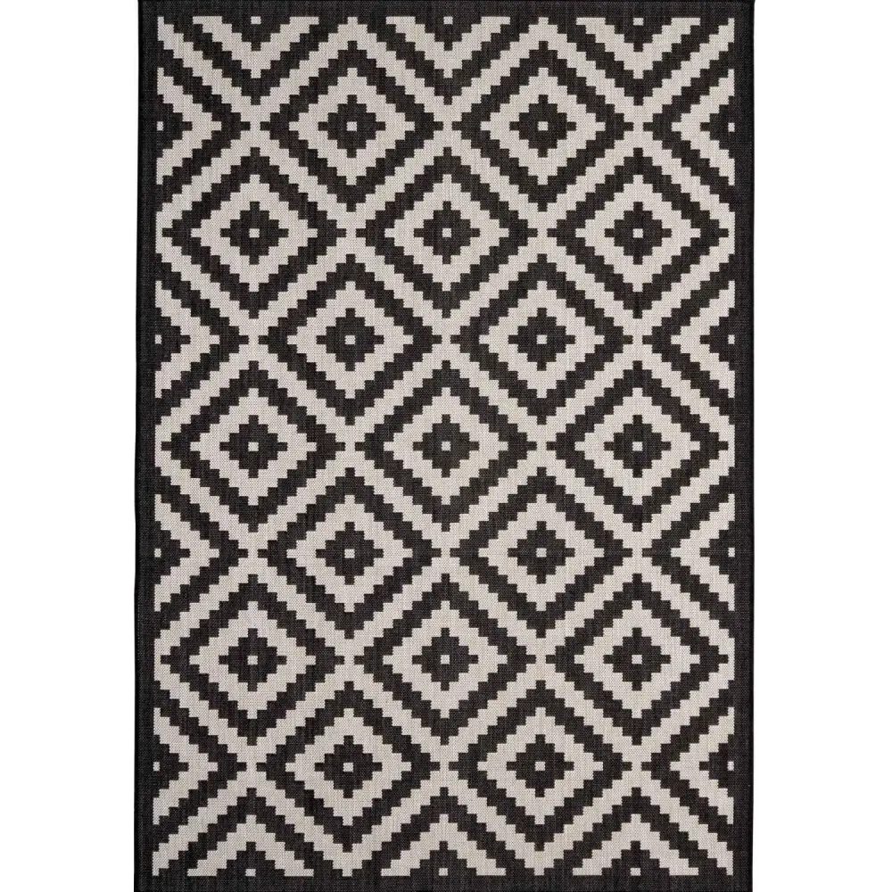 Ecology Outdoor Rug Black | 100bl - 80X150 cm - Rugs