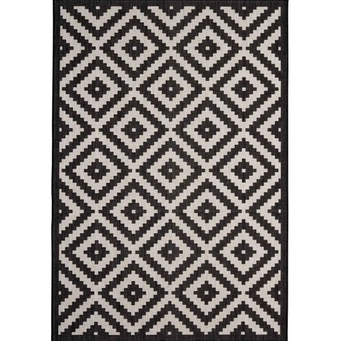Ecology Outdoor Rug Black | 100bl - 80X150 cm - Rugs