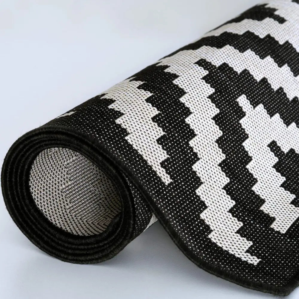 Ecology Outdoor Rug Black | 100bl - Rugs