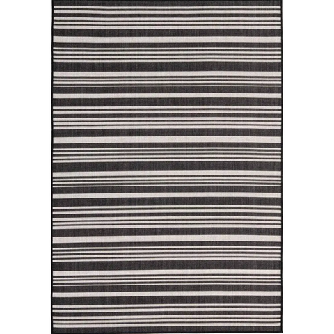 Ecology Outdoor Rug Black | 300bl - 80X150 cm - Rugs