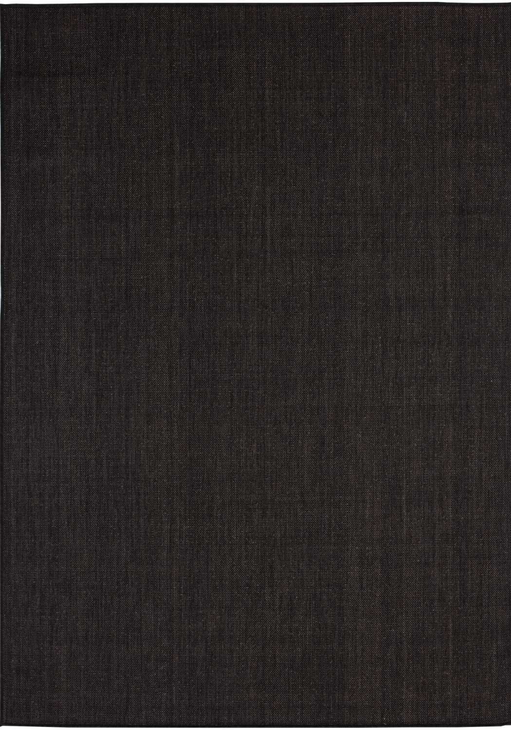 Dark gray textured fabric with subtle woven pattern on ecology outdoor rug black 500b perfect for outdoor use