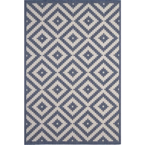 Ecology Outdoor Rug Blue| 100blu - 80X150 cm - Rugs