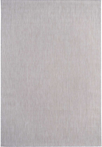 A neutral grey ecology outdoor rug with a subtle woven texture perfect as an outdoor rug grey option