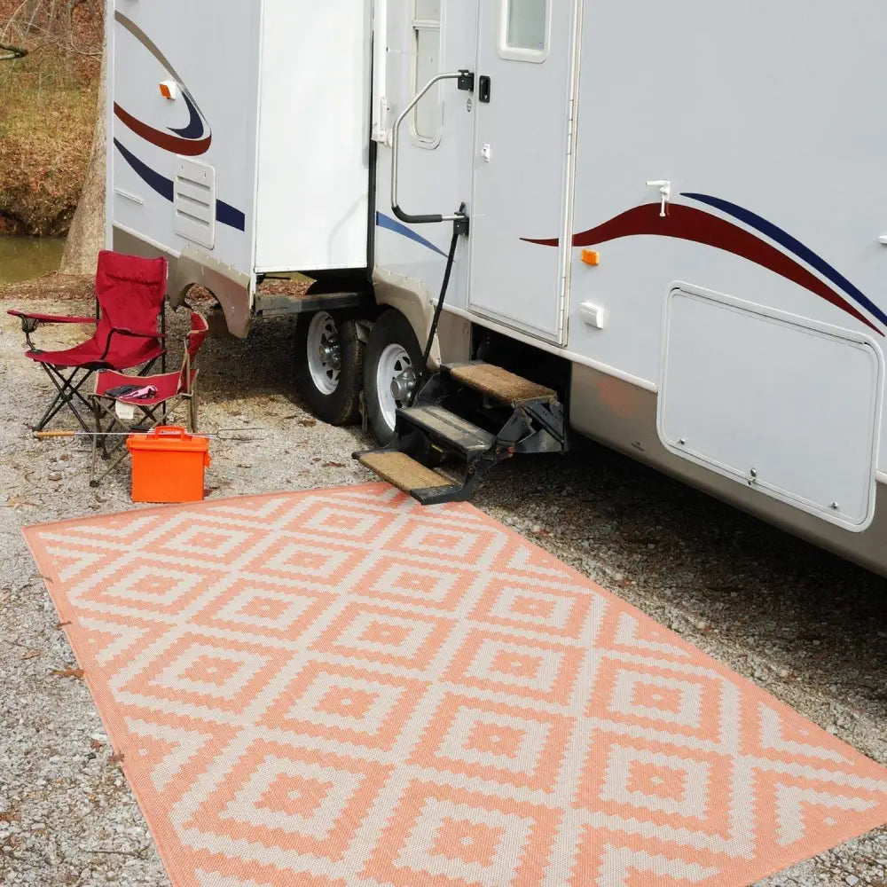 Ecology Outdoor Rug Orange | 100OR - Rugs
