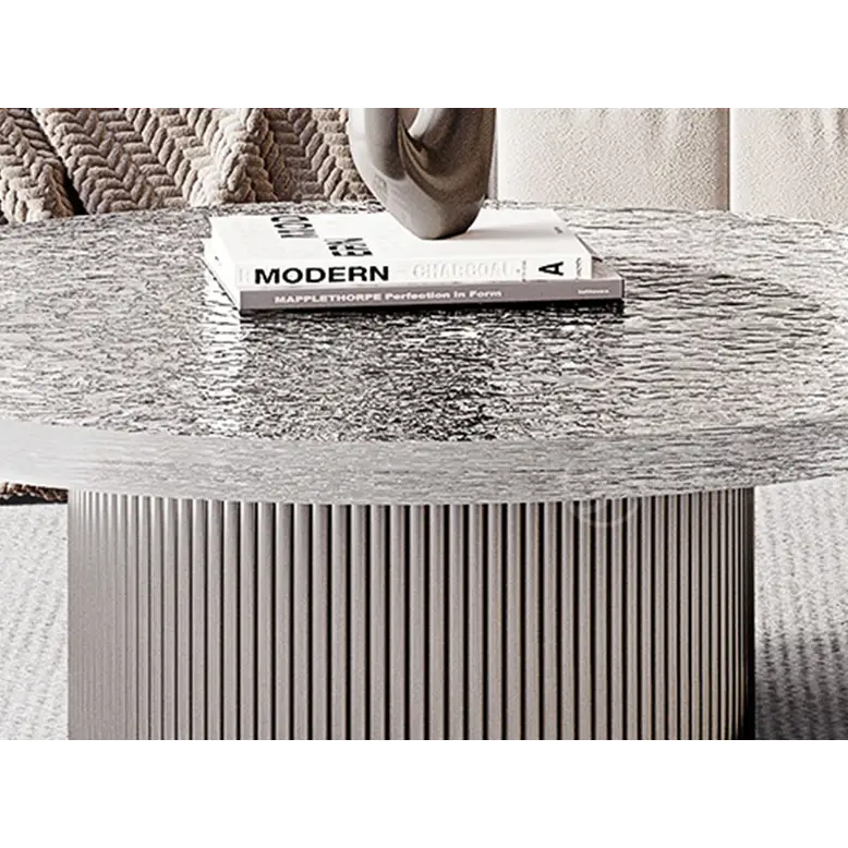 Eirik Coffee Table & Side Table Marble & Acrylic