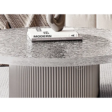 Eirik Coffee Table & Side Table Marble & Acrylic