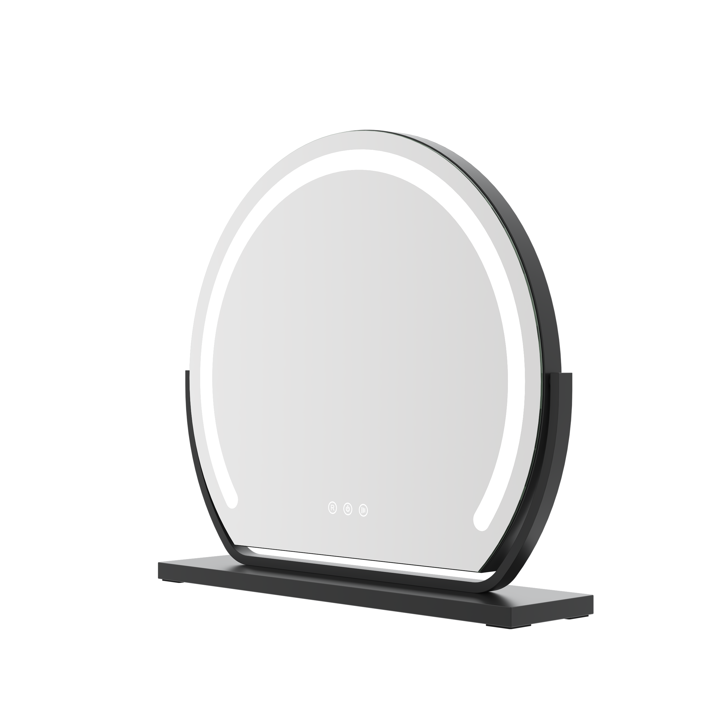 Elara LED Vanity Mirror Black