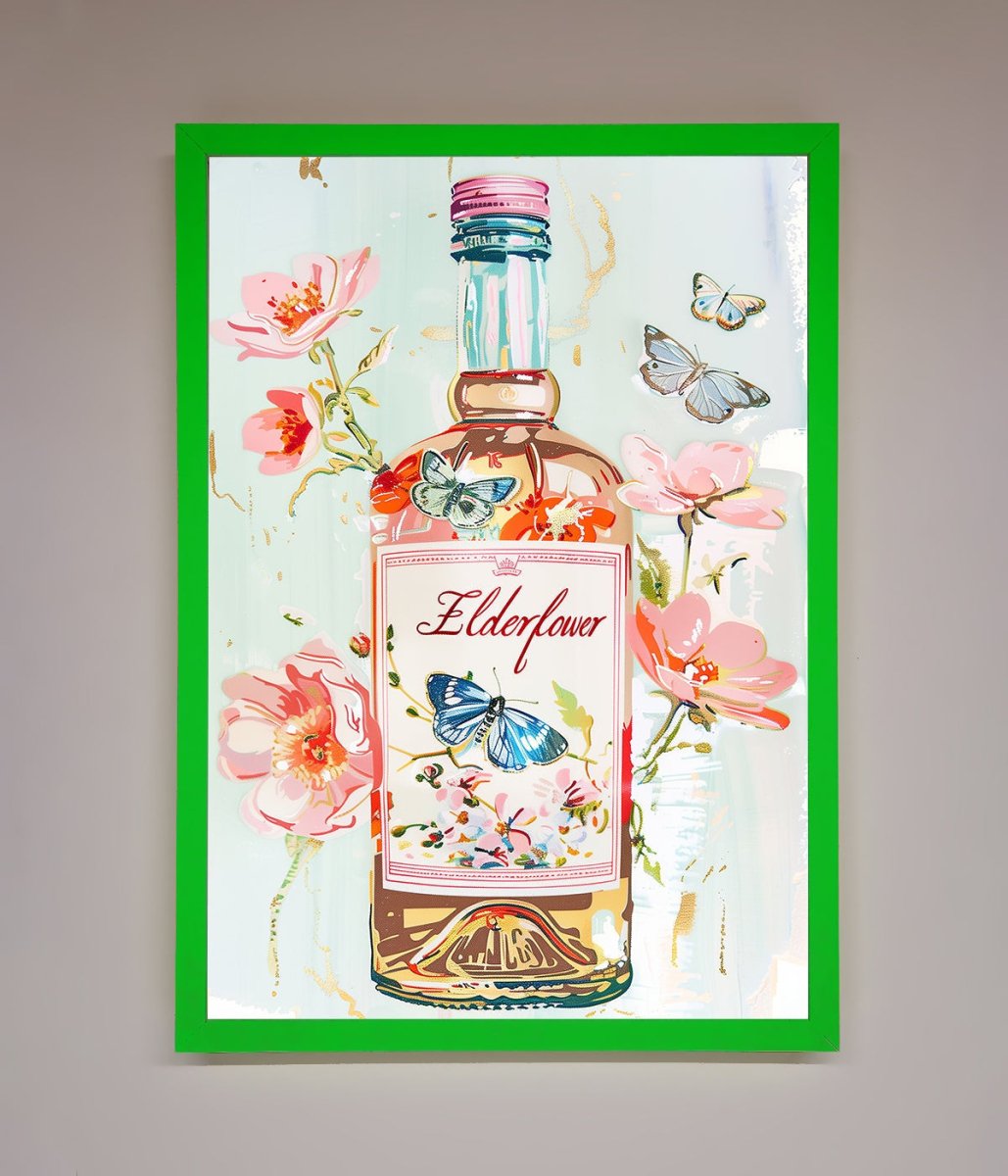 Elderflower Wine Framed Wall Art