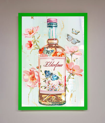 Elderflower Wine Framed Wall Art