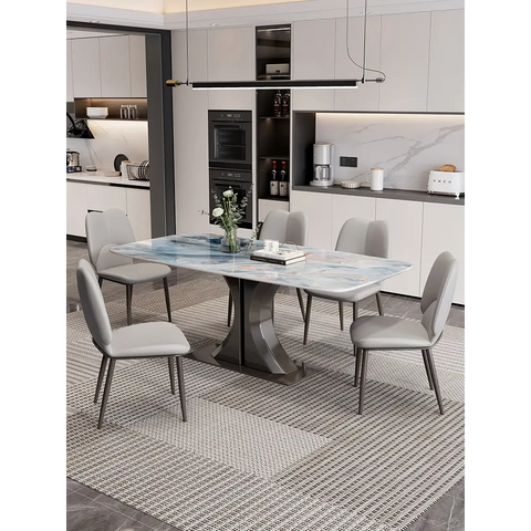 Elena Dining Table Marble - Dining Table