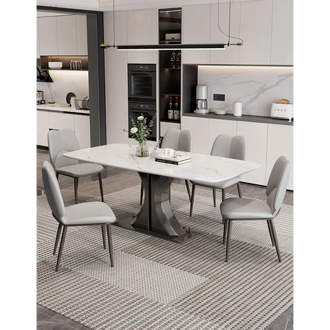 Elena Dining Table Marble - Dining Table