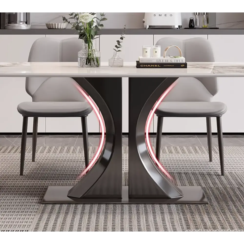 Elena Dining Table Marble - Dining Table