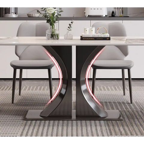 Elena Dining Table Marble - Dining Table