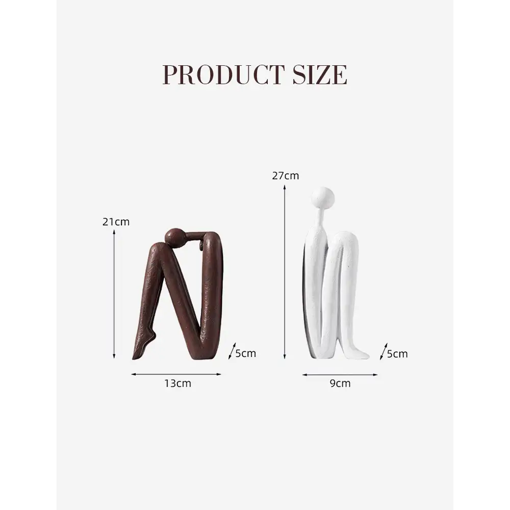 Eleni Bookends for Shelves Decorative Resin