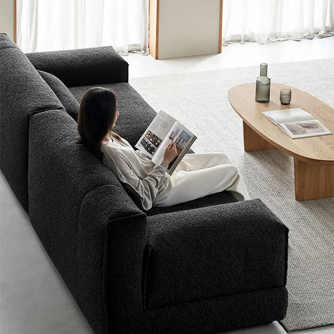 Eliana Two Seater / Three Seater Sofa Black Or White