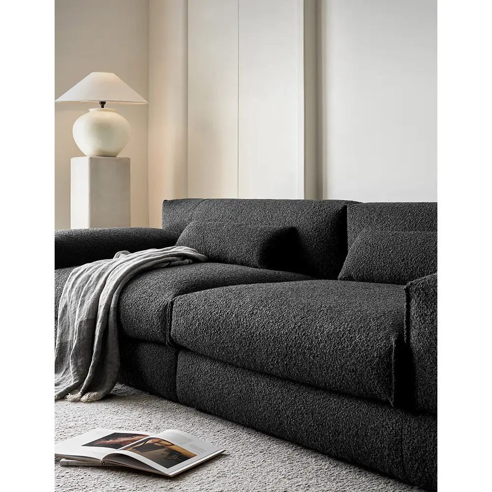 Eliana Two Seater / Three Seater Sofa Black Or White