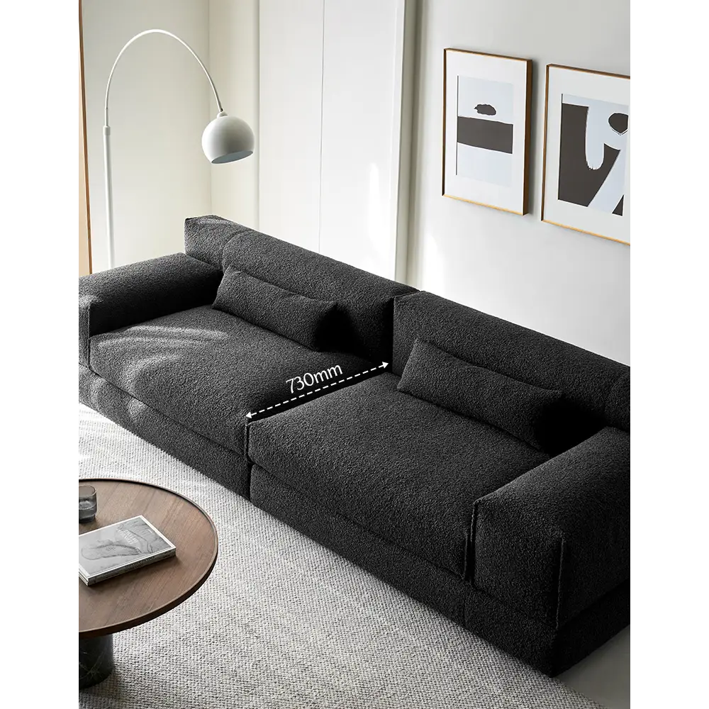 Eliana Two Seater / Three Seater Sofa Black Or White