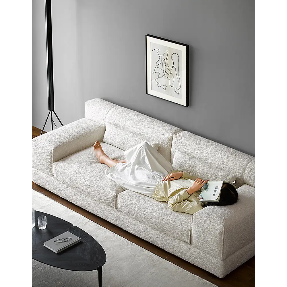 Eliana Two Seater / Three Seater Sofa Black Or White