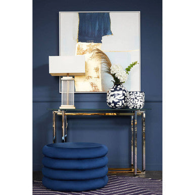 Elino Silver and Gold Console Table