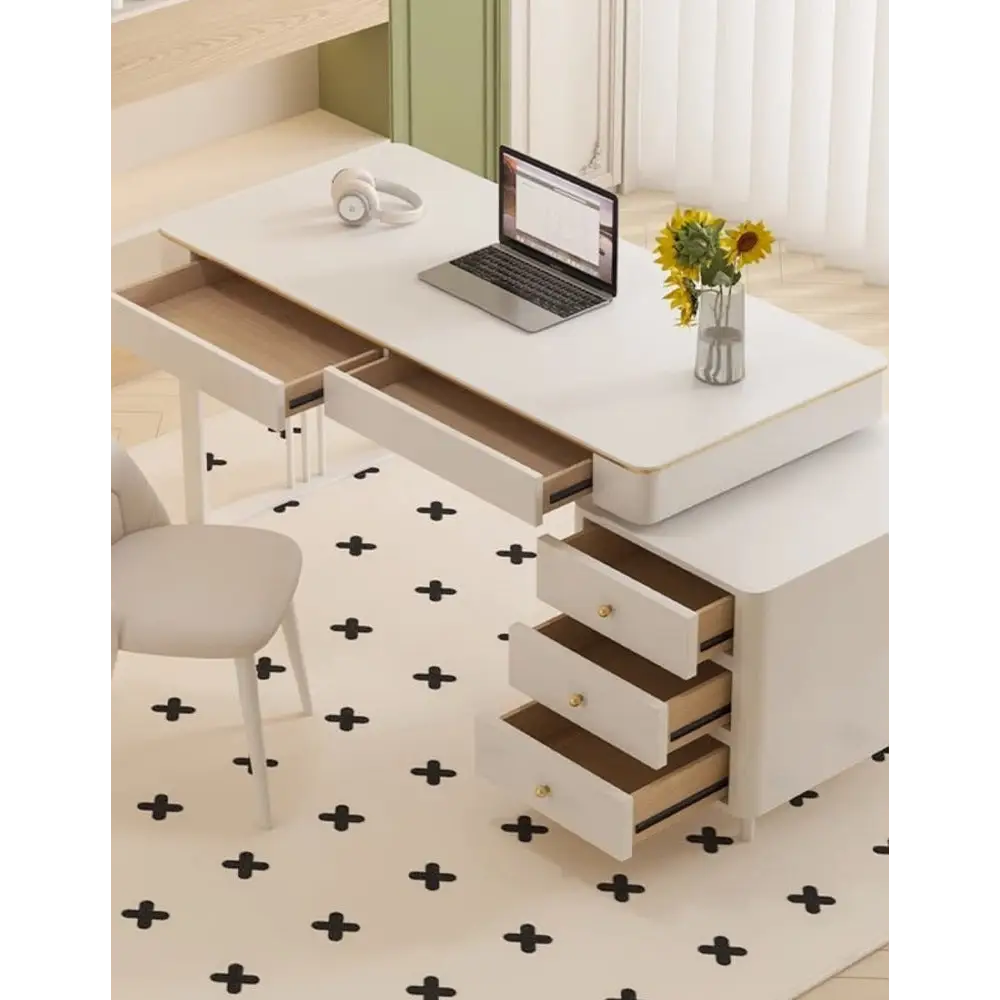 Elmer Office Desk, Sintered Stone｜ DC Concept