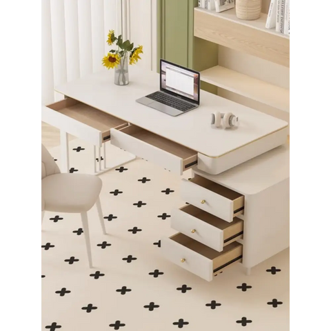 Elmer Office Desk, Sintered Stone｜ DC Concept