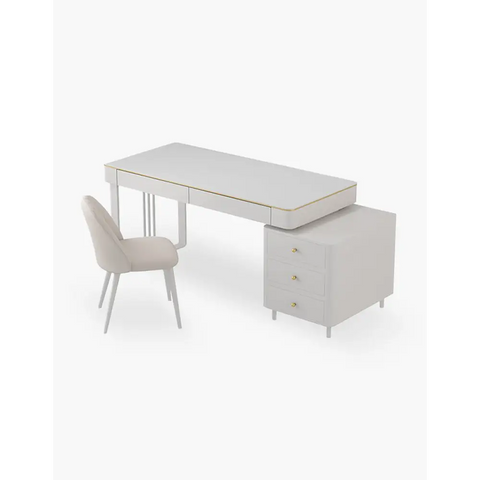Elmer Office Desk, Sintered Stone｜ DC Concept