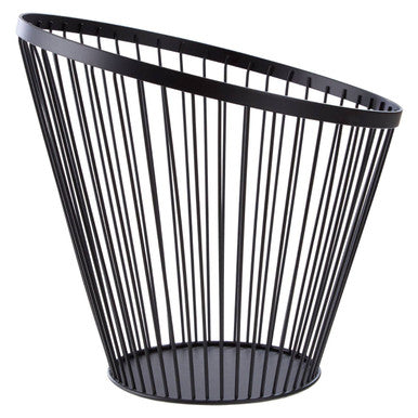Black wire tall basket emery matt black wire trash can with sleek modern metal design for office or home use