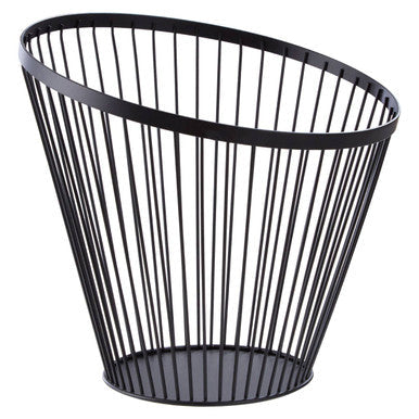 Black wire tall basket emery matt black wire trash can with sleek modern design for stylish waste disposal