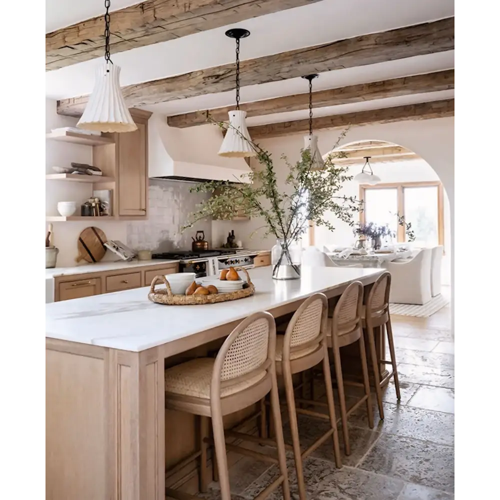 Emi Bar Stool - Warm Oak / Singular - Bar Stool